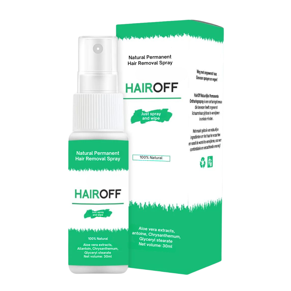 HairOff™ Natural Permanent Hair Removal Spray